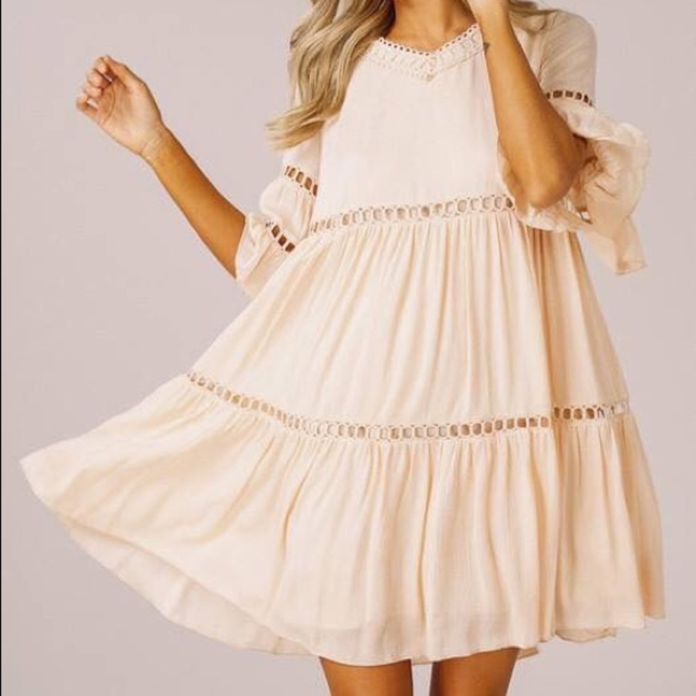 Listicle brand dress, new fully lined chiffon